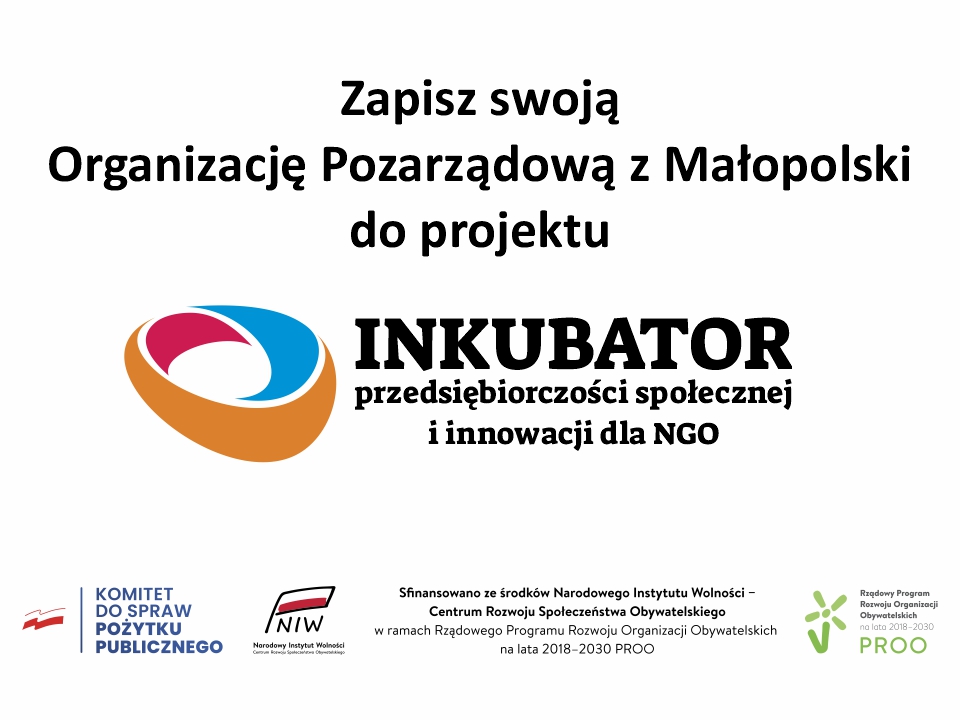 Inkubator przedsiębiorczości społecznej i innowacji dla NGO